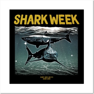 shark week Posters and Art